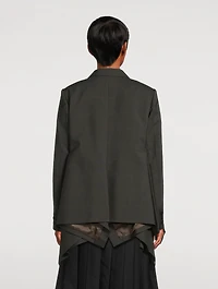 Double-Breasted Wool Blazer
