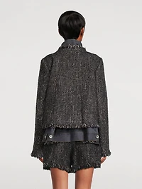 Tweed And Denim Jacket