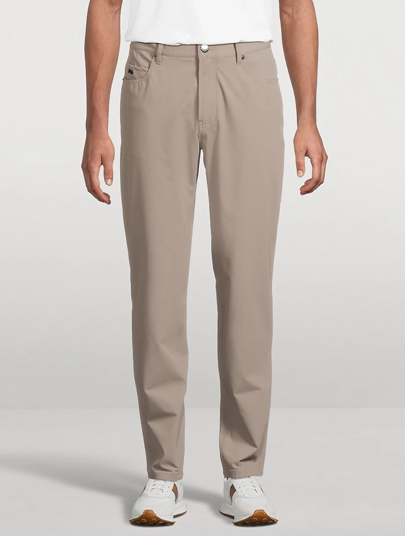 Tech Stretch Slim Straight Pants