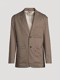 Wool Stretch Twill Sport Jacket