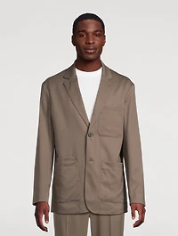 Wool Stretch Twill Sport Jacket