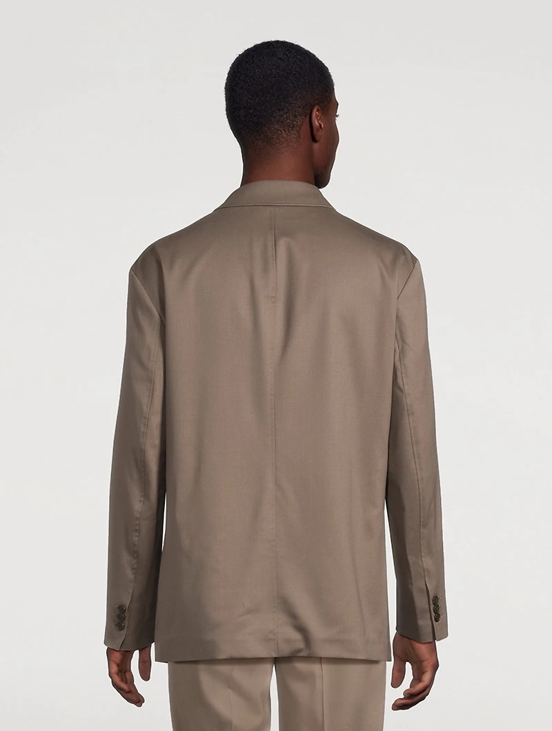 Wool Stretch Twill Sport Jacket