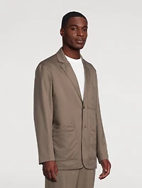 Wool Stretch Twill Sport Jacket