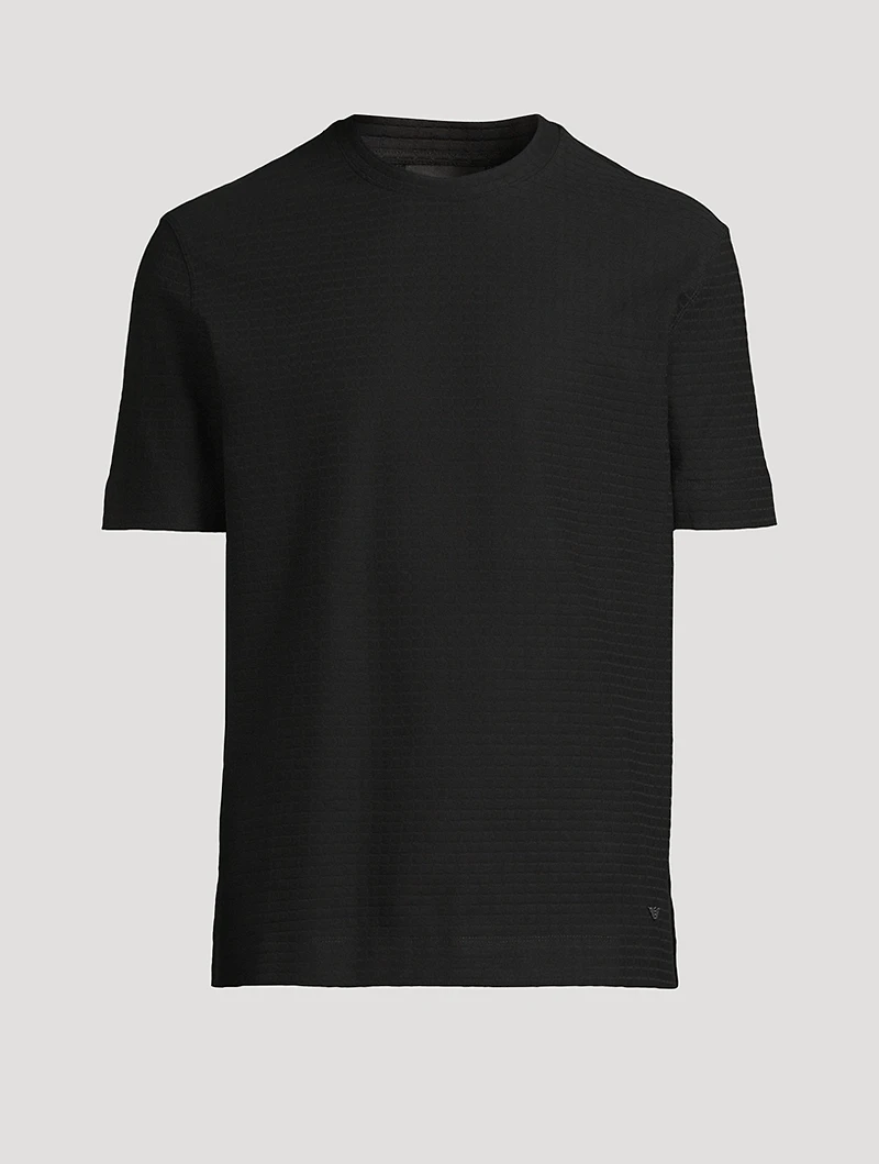 Jacquard Jersey T-Shirt