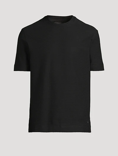 Jacquard Jersey T-Shirt