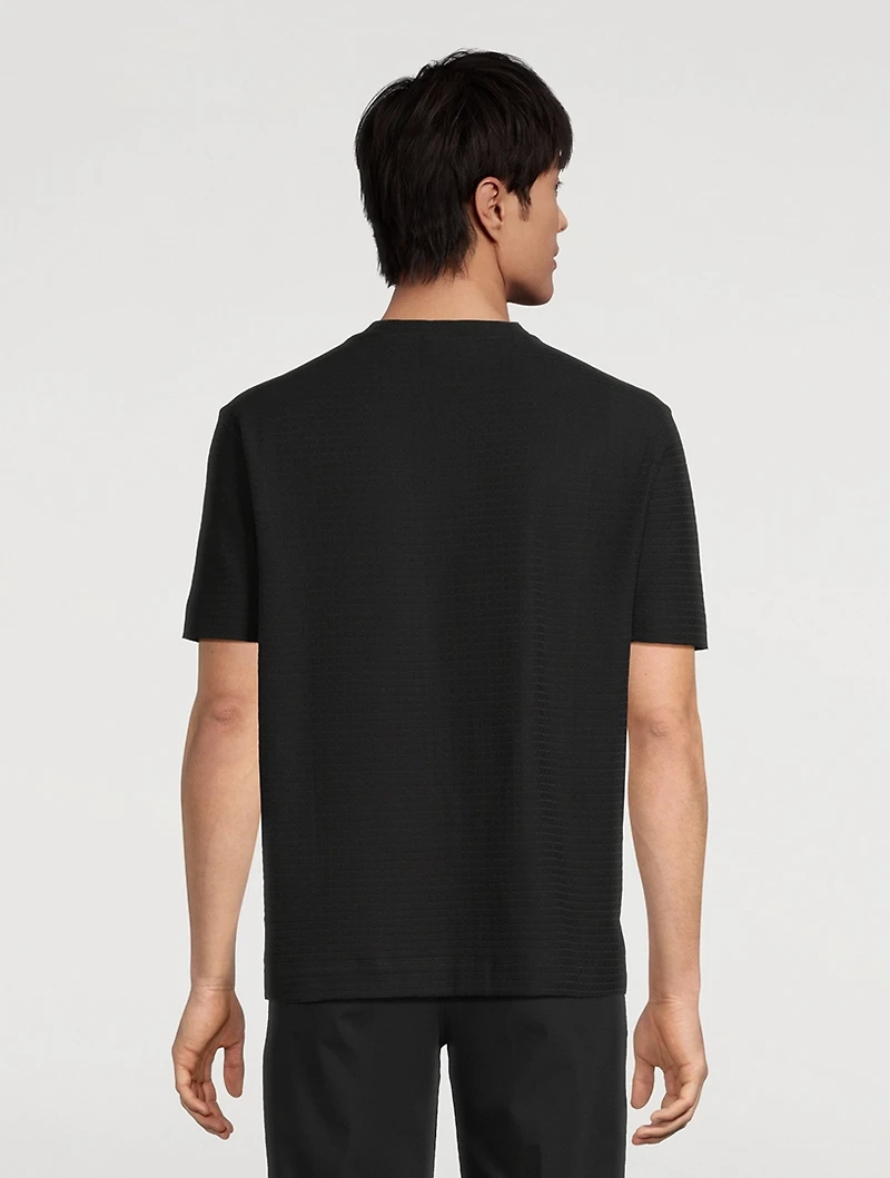 Jacquard Jersey T-Shirt