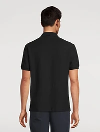 Jacquard Jersey Polo Shirt