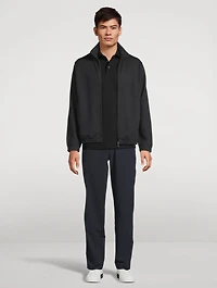 Jacquard Jersey Polo Shirt