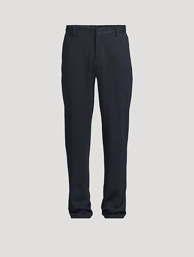 Jacquard Double Jersey Chino Pants