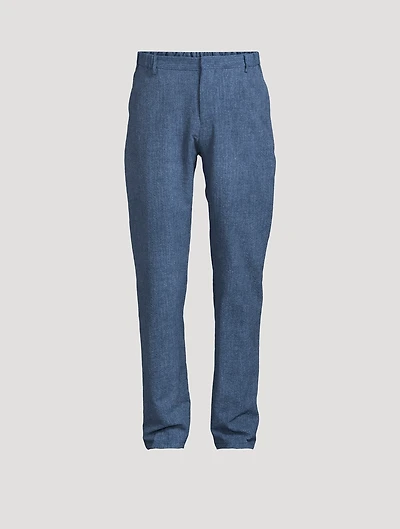 Denim Chino Pants