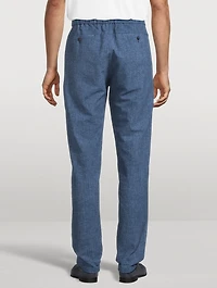 Denim Chino Pants