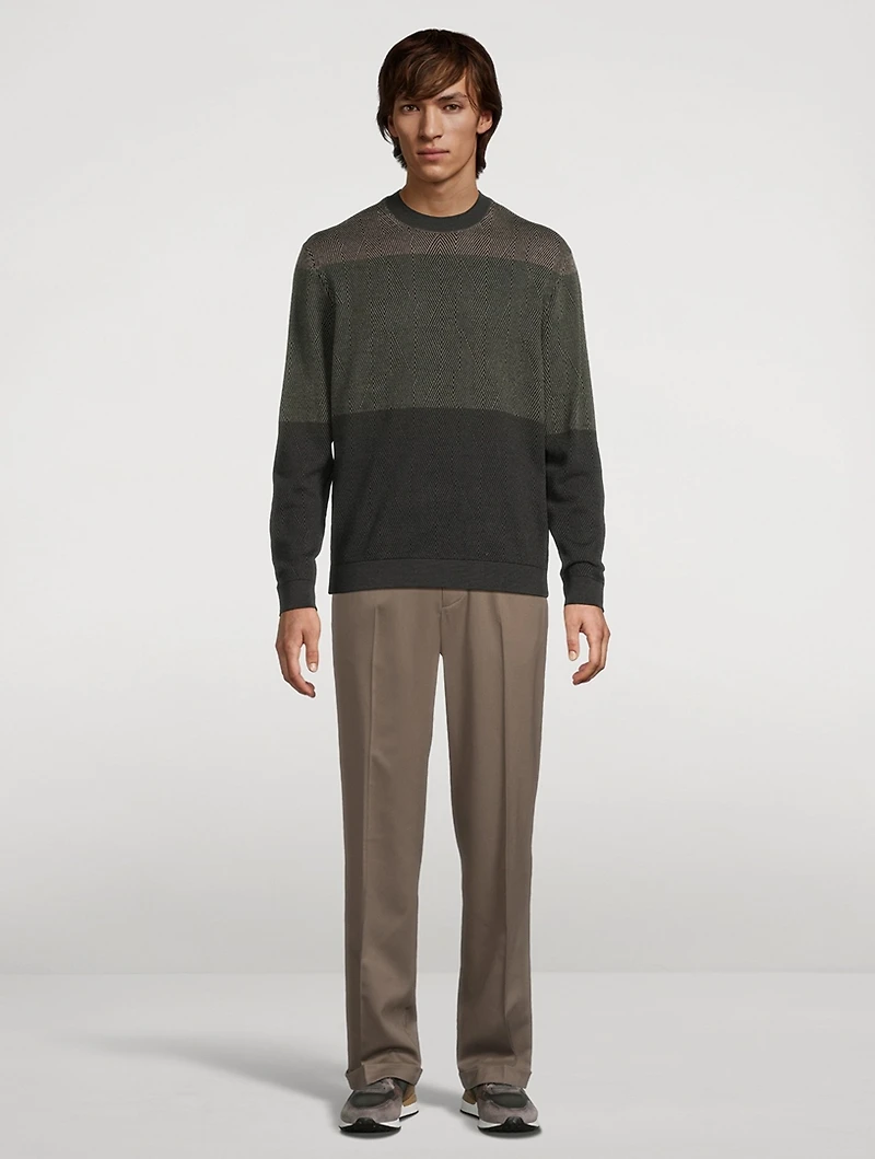 Wool Jacquard Sweater