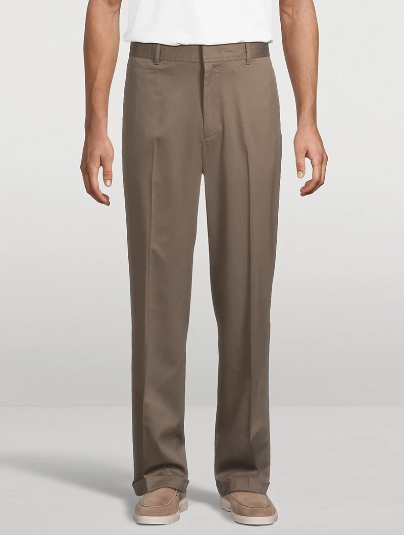 Wool Stretch Twill Pants