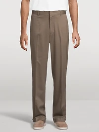 Wool Stretch Twill Pants