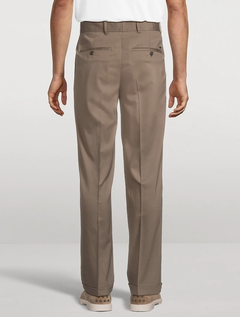 Wool Stretch Twill Pants