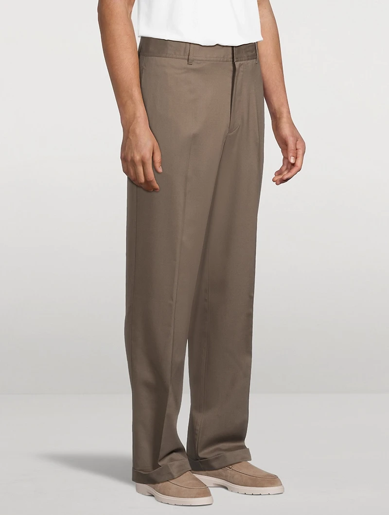Wool Stretch Twill Pants