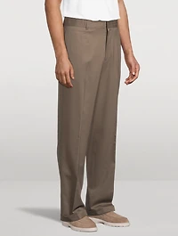 Wool Stretch Twill Pants