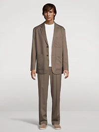 Wool Stretch Twill Pants