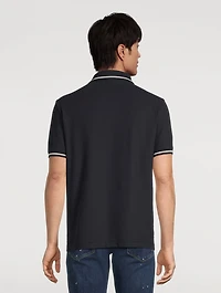 Piqué Polo With Eagle Embroidery
