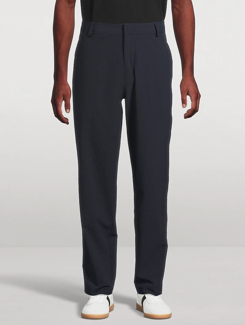 Nylon Seersucker Chino Pants