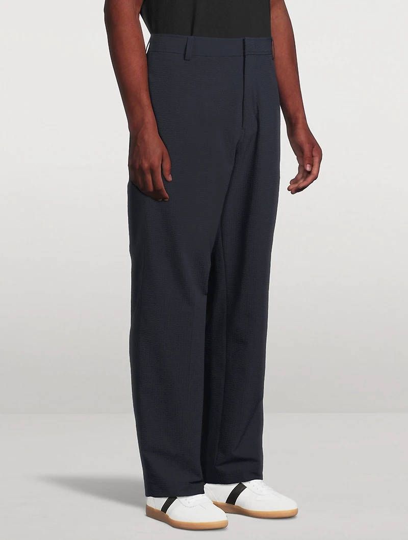 Nylon Seersucker Chino Pants