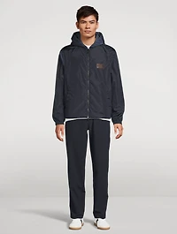 Reversible Nylon Blouson Jacket Majolica Print