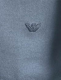Wool-Blend Short-Sleeve Sweater