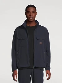 Nylon Seersucker Blouson Jacket