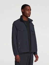Nylon Seersucker Blouson Jacket