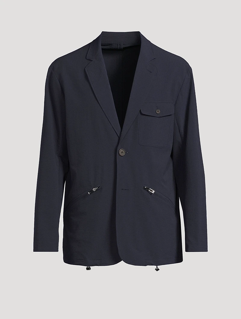 Nylon Seersucker Jacket