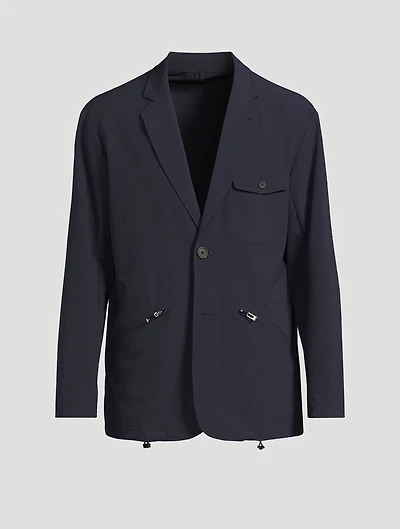 Nylon Seersucker Jacket