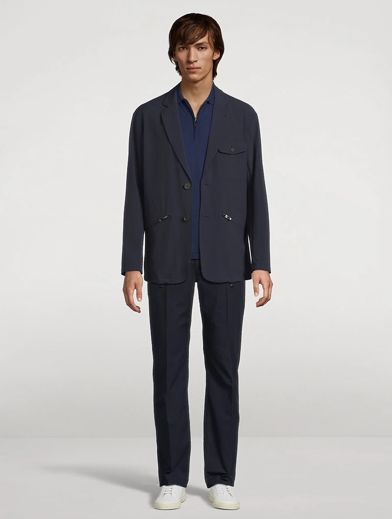Nylon Seersucker Jacket