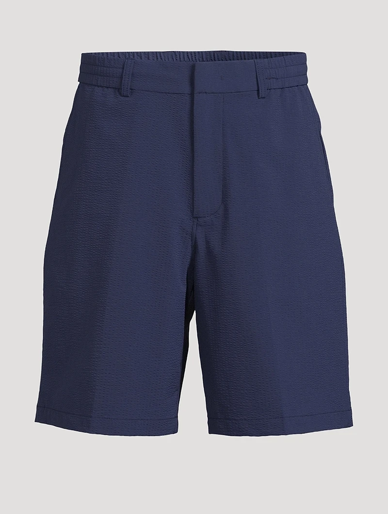 Nylon Seersucker Chino Bermuda Shorts