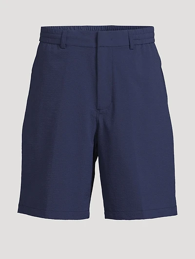 Nylon Seersucker Chino Bermuda Shorts