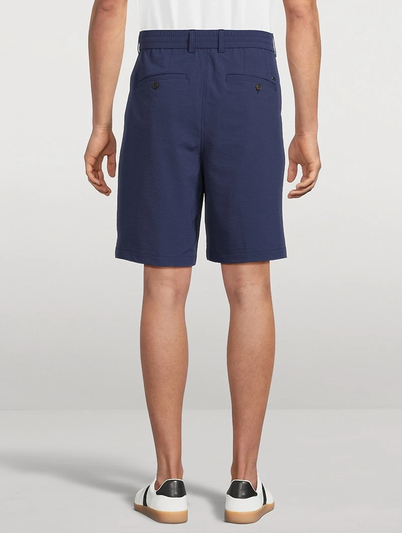 Nylon Seersucker Chino Bermuda Shorts