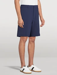 Nylon Seersucker Chino Bermuda Shorts