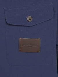 Nylon Seersucker Short-Sleeve Shirt