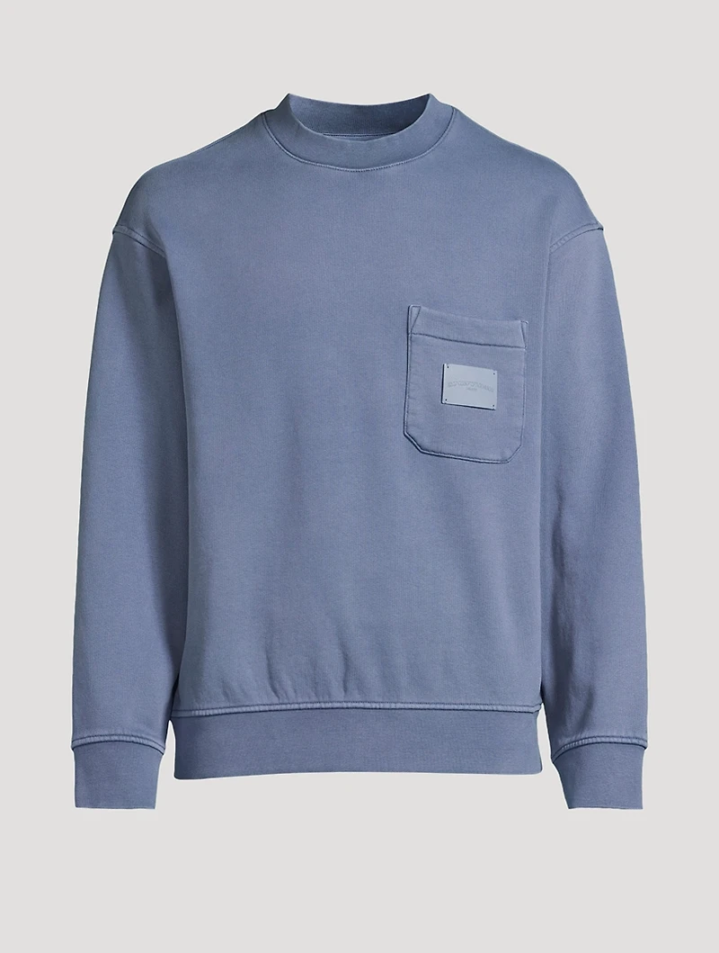 Cotton Crewneck Sweatshirt