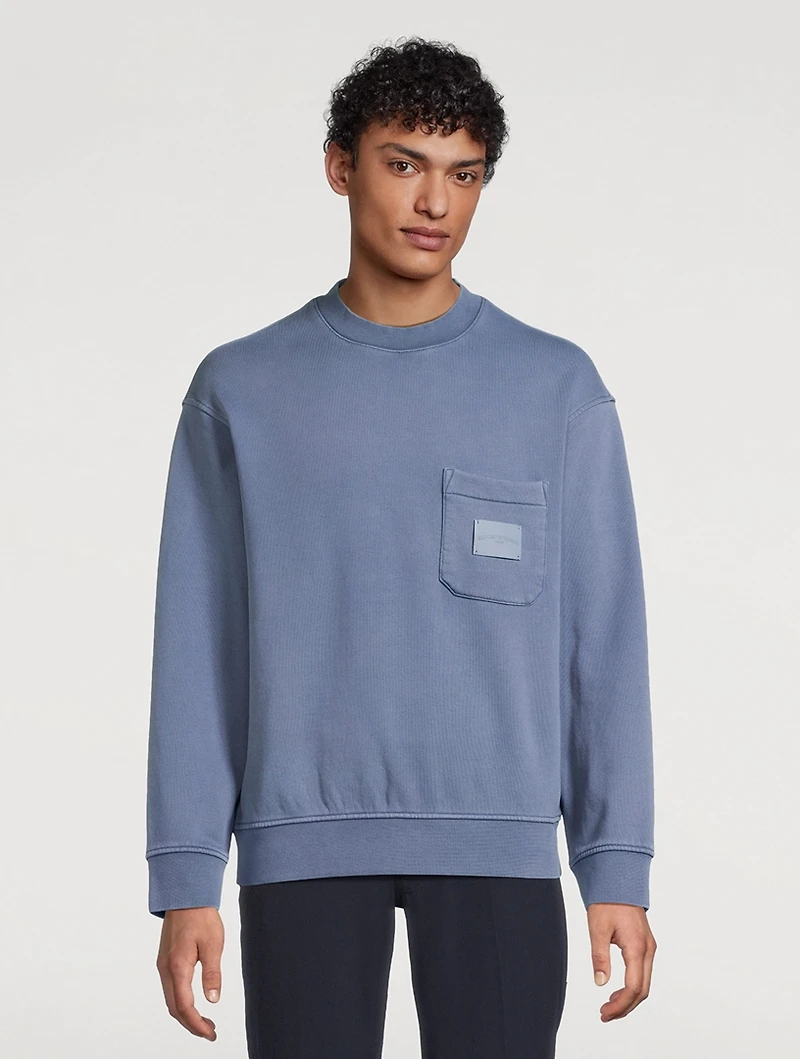Cotton Crewneck Sweatshirt