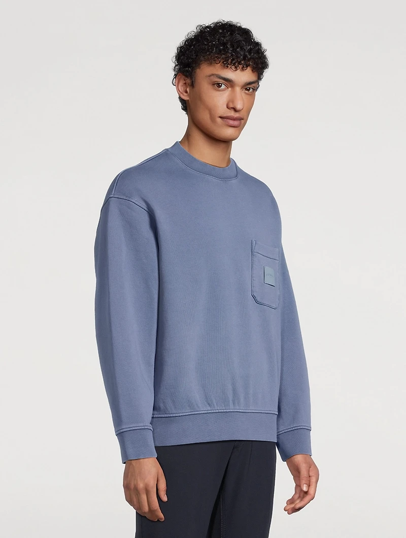 Cotton Crewneck Sweatshirt