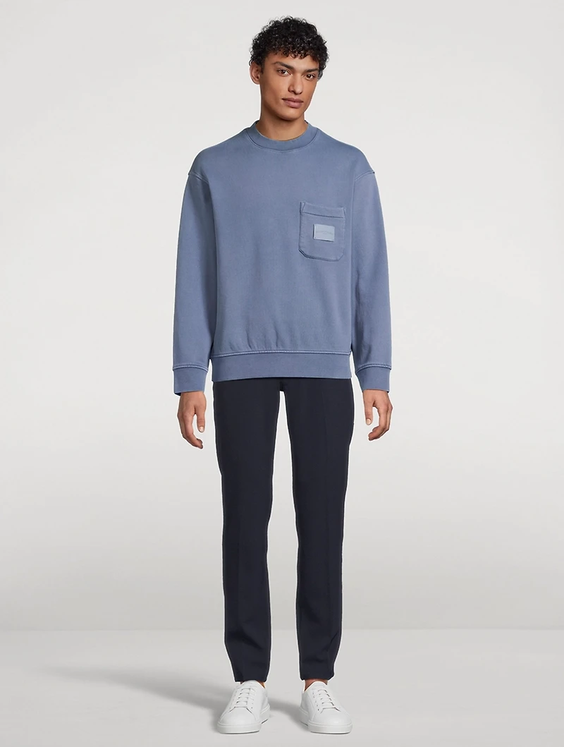 Cotton Crewneck Sweatshirt