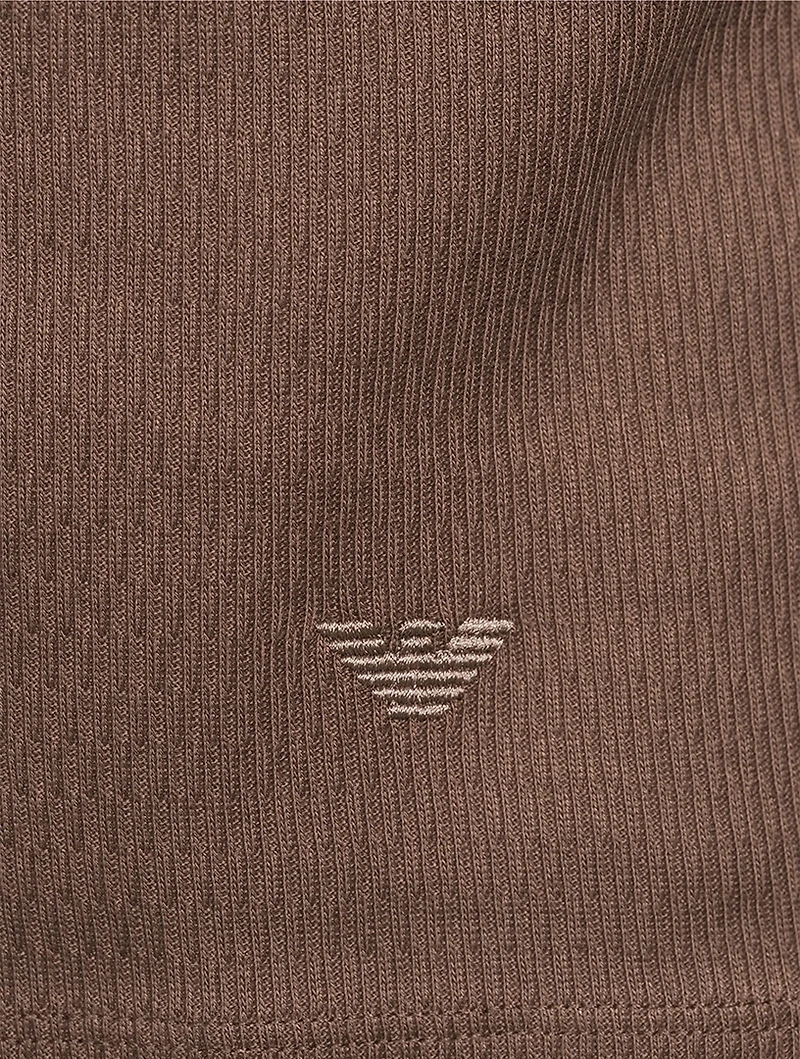 Jersey T-Shirt With Jacquard Motif