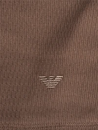 Jersey T-Shirt With Jacquard Motif