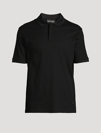 Polo Shirt With Jacquard Motif