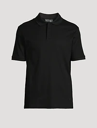 Polo Shirt With Jacquard Motif