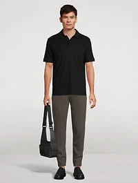 Polo Shirt With Jacquard Motif