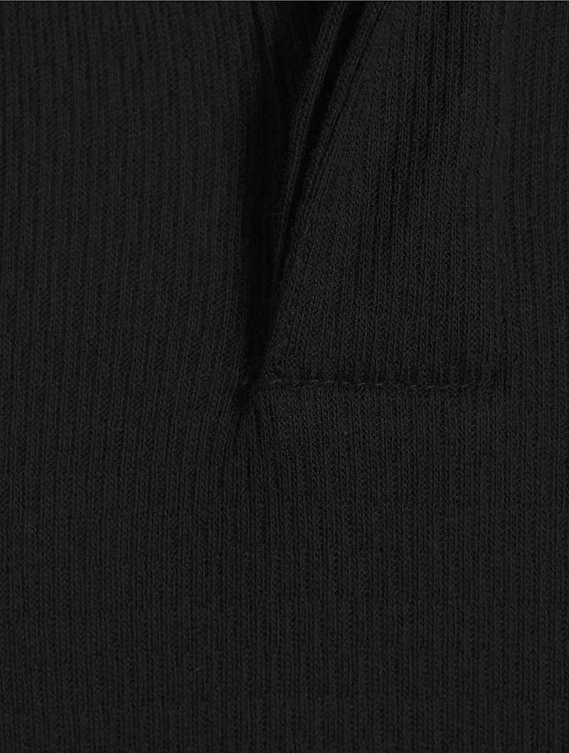 Polo Shirt With Jacquard Motif