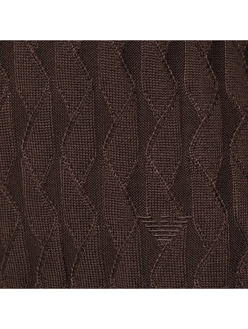 Wool-Blend Jacquard Sweater