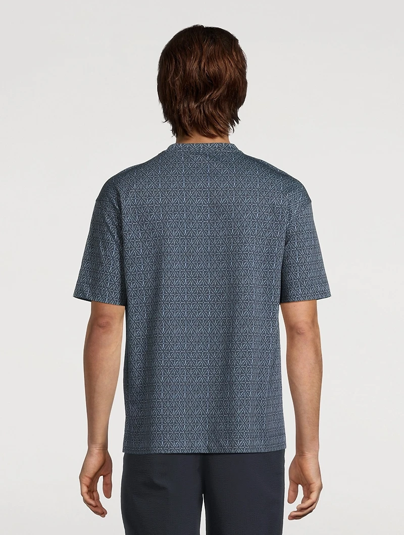 Jersey T-Shirt Majolica Print