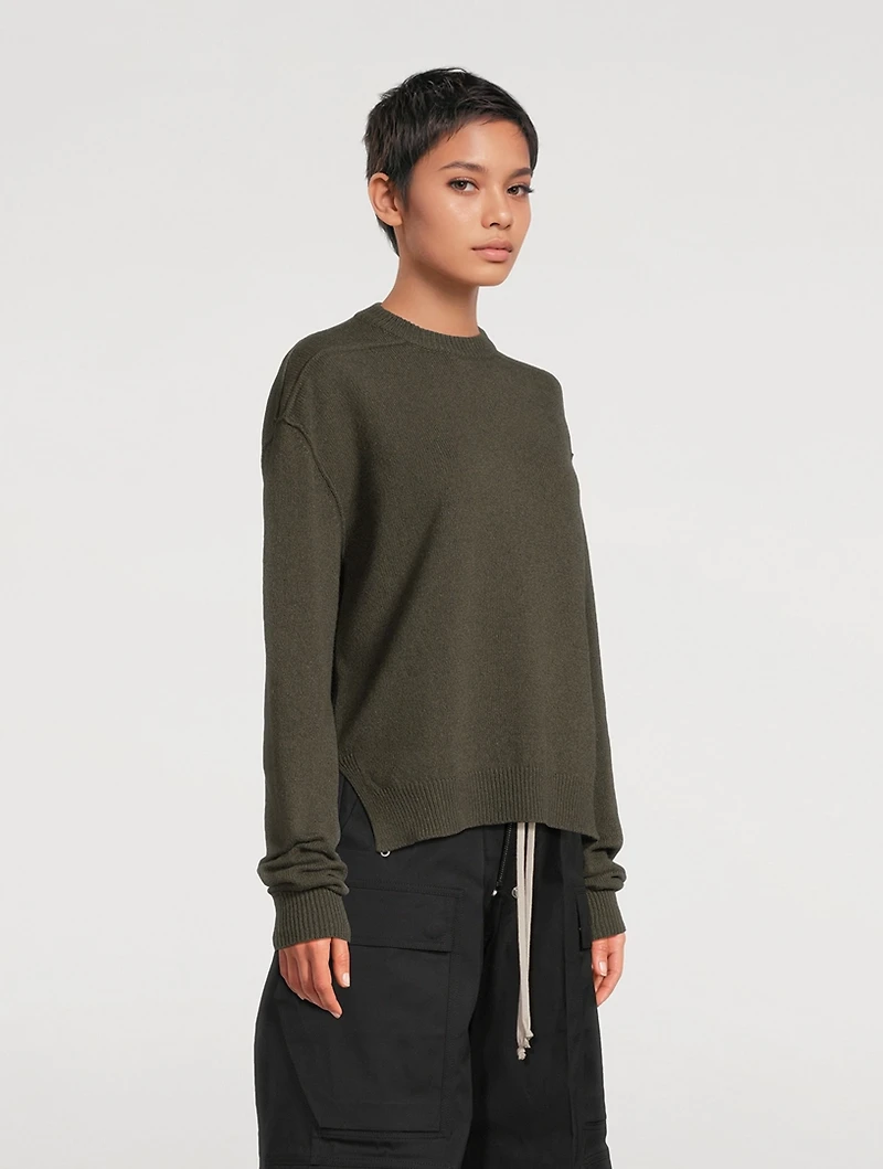 Cashmere And Wool Roundneck Sweater